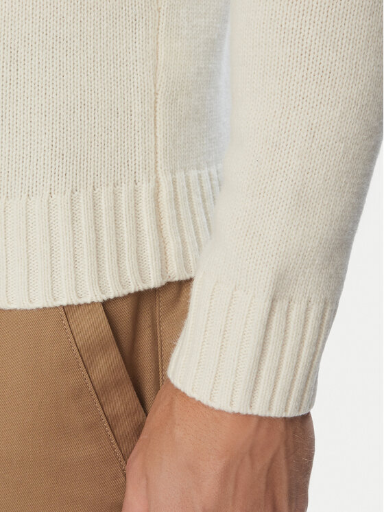 Blauer Blauer Rollkragenpullover Pianozey 26WBLUM10616 Creme Regular Fit