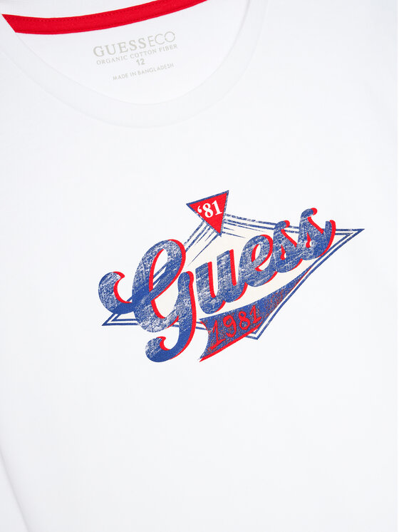 Guess Guess Bluse L4BI15 I3Z14 Weiß Regular Fit