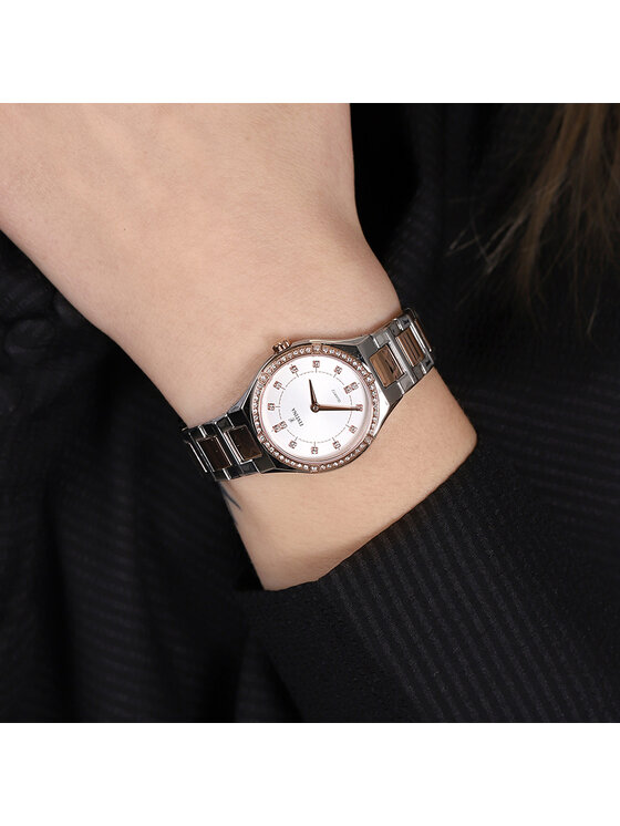 Festina Festina Zegarek F20226-3 Różowe złoto