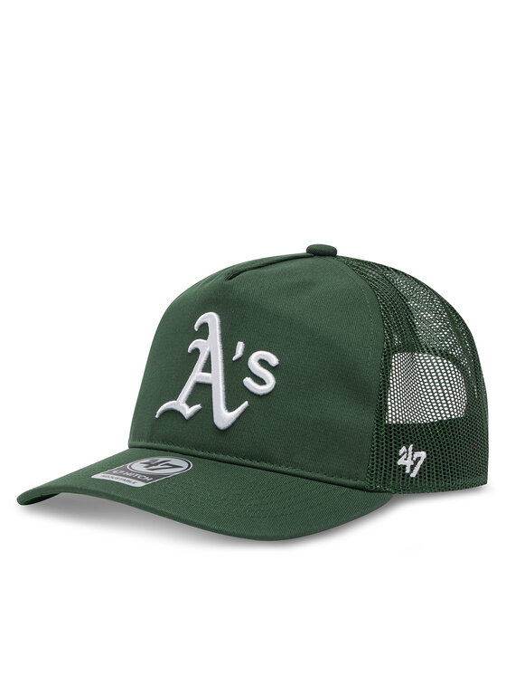 47 Brand 47 Brand Kepurė su snapeliu MLB Oakland Athletics Mesh '47 HITCH B-MSHTC18GWP Žalia