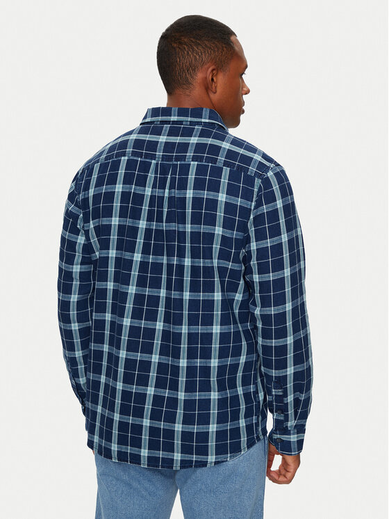 Wrangler Wrangler Camicia 112357231 Blu Regular Fit