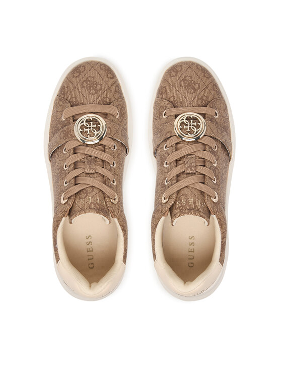 Guess Guess Sneakersy FLFEZ2 FAL12 Brązowy