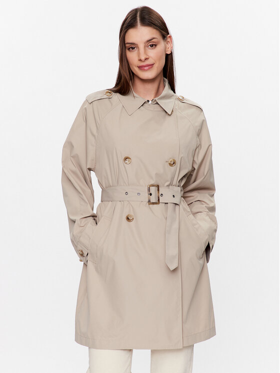 Geox Trenčkot Soleil W3522N-T2611 F5241 Rjava Regular Fit