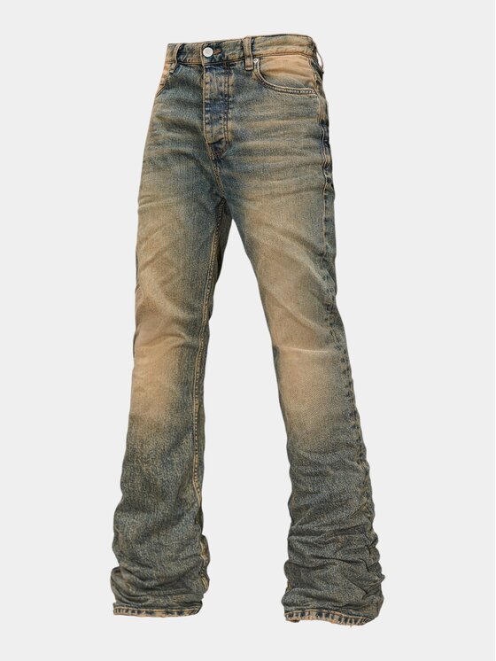 MADE BY SOCIETY MADE BY SOCIETY Spodnie materiałowe NOVA-GREY - P27232 Niebieski Basic Fit