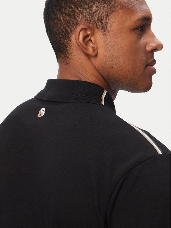 BOSS BOSS Polo majica Open 50560261 Črna Regular Fit