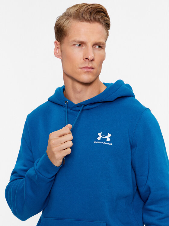 Under Armour Under Armour Суитшърт Ua Essential Fleece Hoodie 1373880 Син Loose Fit
