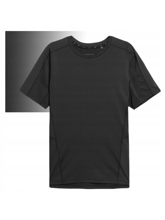 4F 4F T-Shirt TFTSM404 Czarny Comfortable Fit