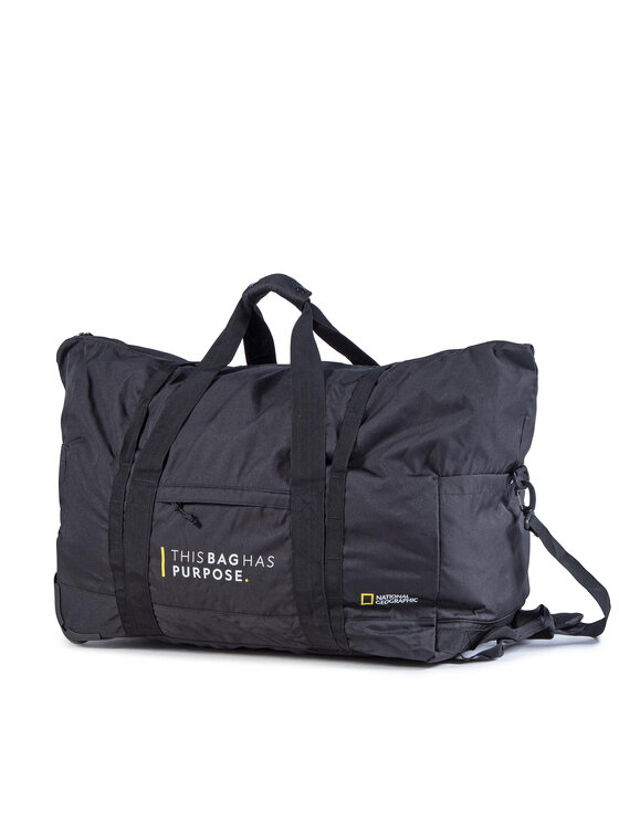National Geographic National Geographic Taška Packable Wheeled Duffel Medium N10443.06 Čierna