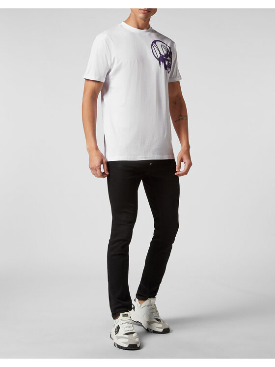 PHILIPP PLEIN PHILIPP PLEIN T-shirt 1875 Bianco Regular Fit
