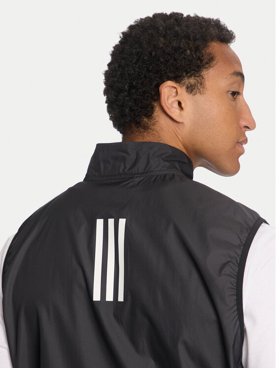 adidas adidas Weste Own the Run IN1493 Schwarz Slim Fit