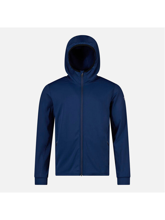 Rossignol Rossignol Bluza techniczna Mid Layer Stretch Hoodie Granatowy Regular Fit