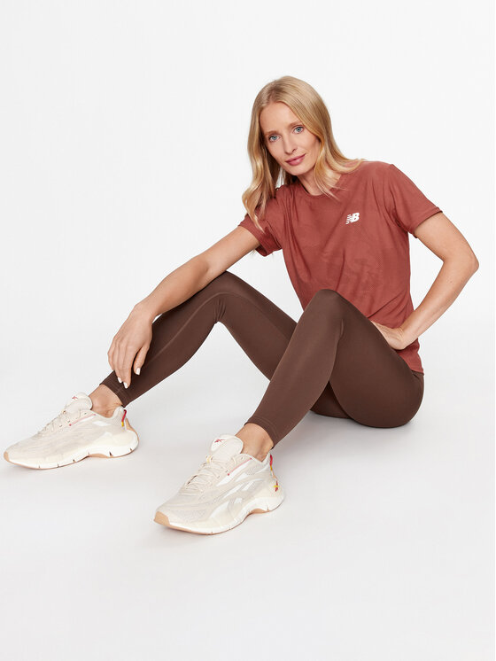 New Balance New Balance Športna majica Q Speed Jacquard Short Sleeve WT33281 Rdeča Regular Fit