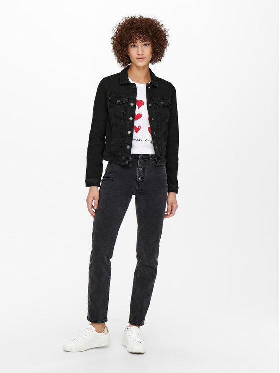ONLY ONLY Traper jakna 15192447 Crna Regular Fit