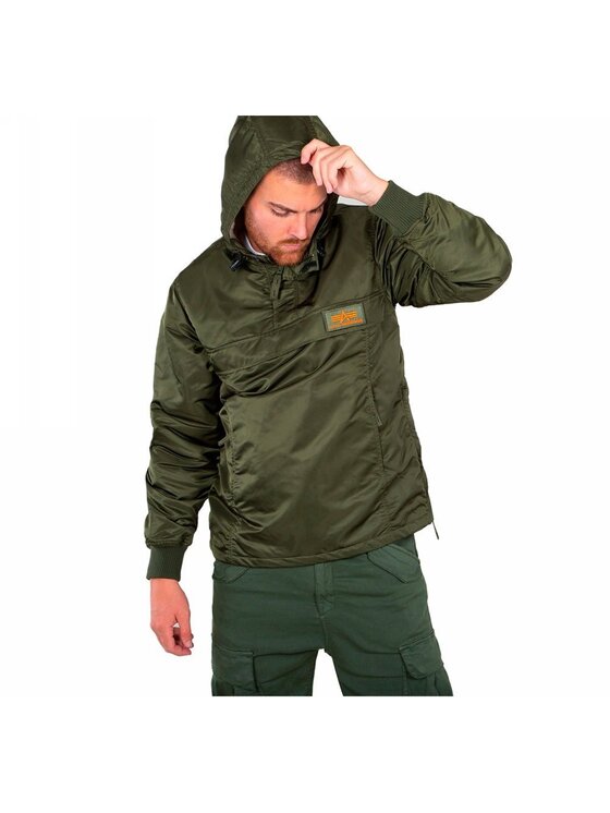 Alpha Industries Alpha Industries Kurtka anorak AI.178139-257-XL Zielony Regular Fit