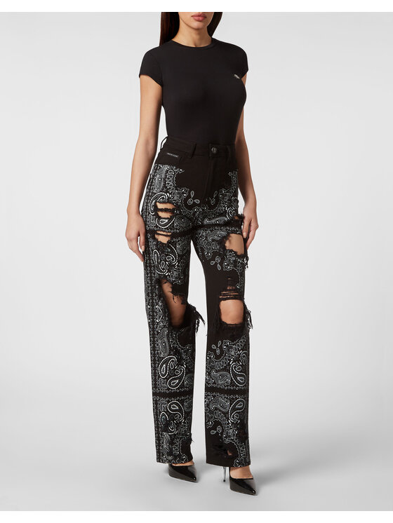 PHILIPP PLEIN PHILIPP PLEIN Jeansy 2947 Černá