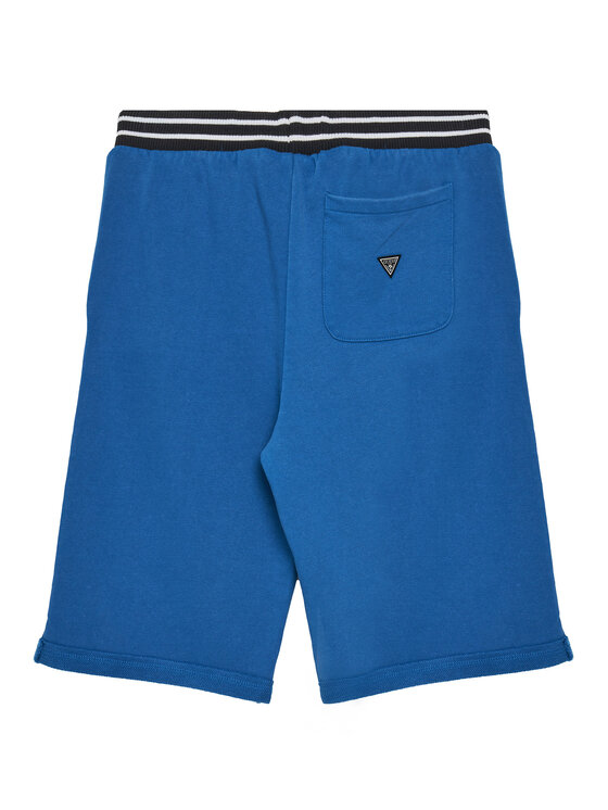 Guess Guess Pantaloni scurți sport L5GD12 KA6R4 Albastru Oversize