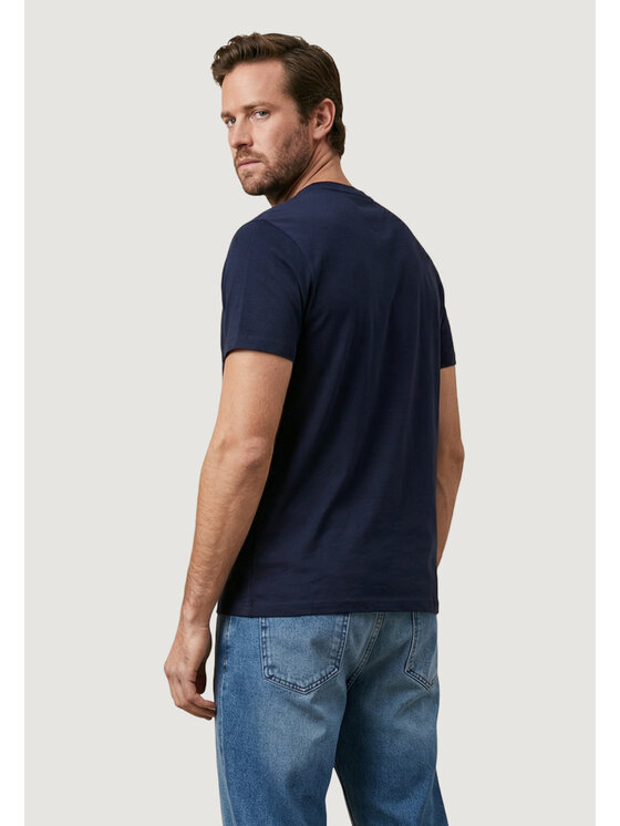 Tommy Jeans Tommy Jeans Majica DM0DM22538 Mornarsko modra Slim Fit