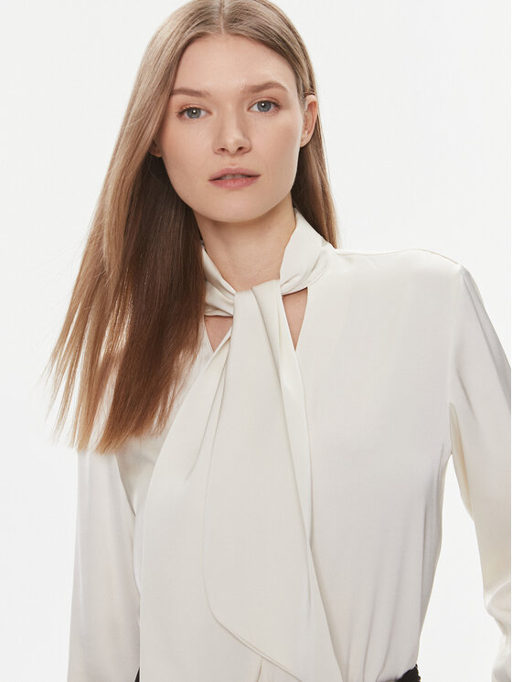 Calvin Klein Calvin Klein Blúz K20K206890 Ekru Regular Fit