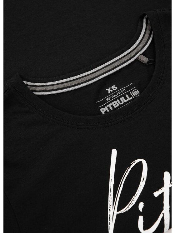 PITBULL PITBULL T-Shirt Koszulka damska Pitbull SD L Czarny Regular Fit