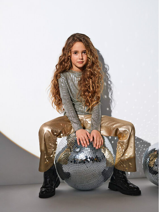 Kids ONLY Kids ONLY Блузка 15333792 Золотий Regular Fit