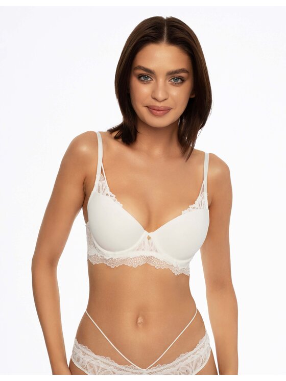 Esotiq Esotiq Biustonosz push-up 41345-01X Biały