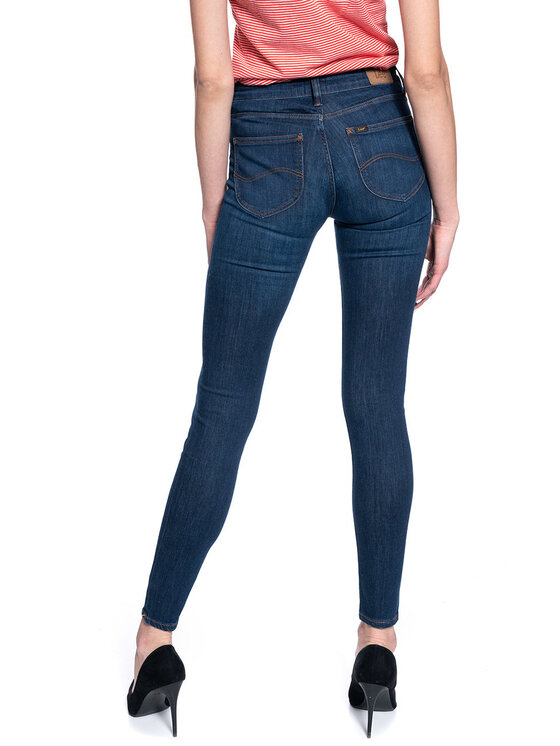 Lee Lee Jeansy SCARLETT Niebieski Skinny Fit