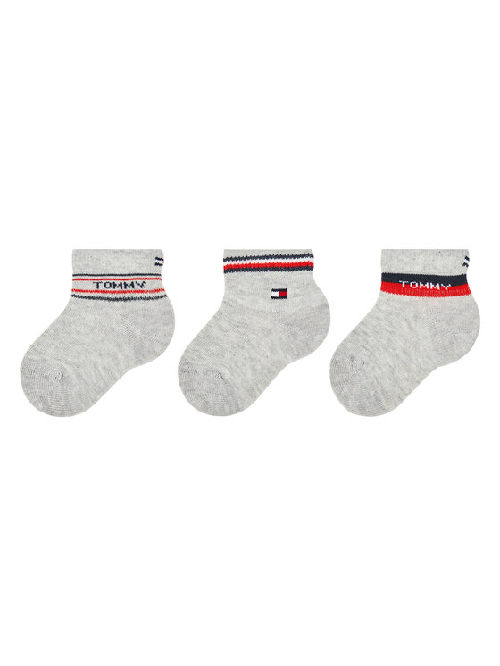 Set di 3 paia di calzini corti da bambini Tommy