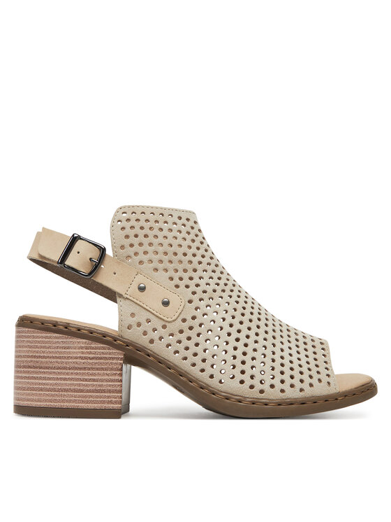 Rieker Rieker Sandály CEO-V0590-60 Světle béžová