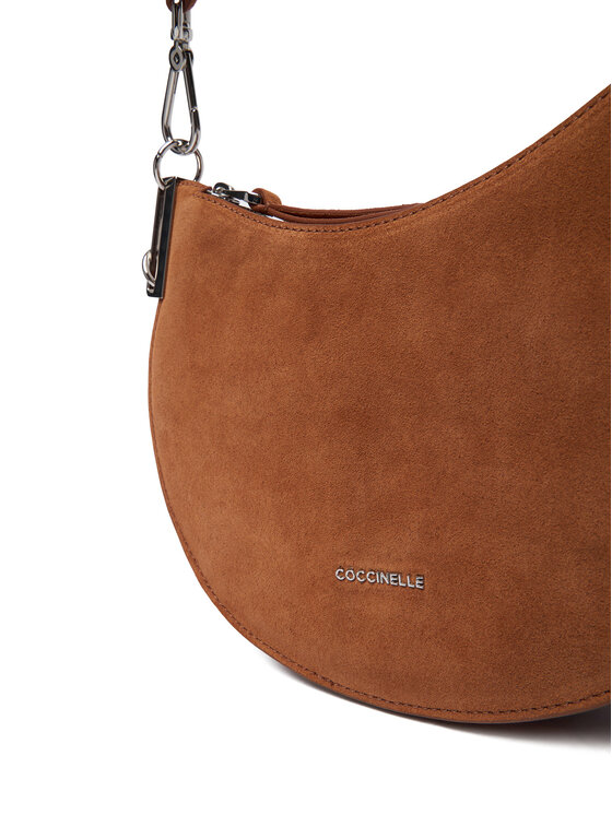 Coccinelle Coccinelle Дамска чанта QKG Coccinellesunup Suede E1 QKG 13 03 01 Кафяв