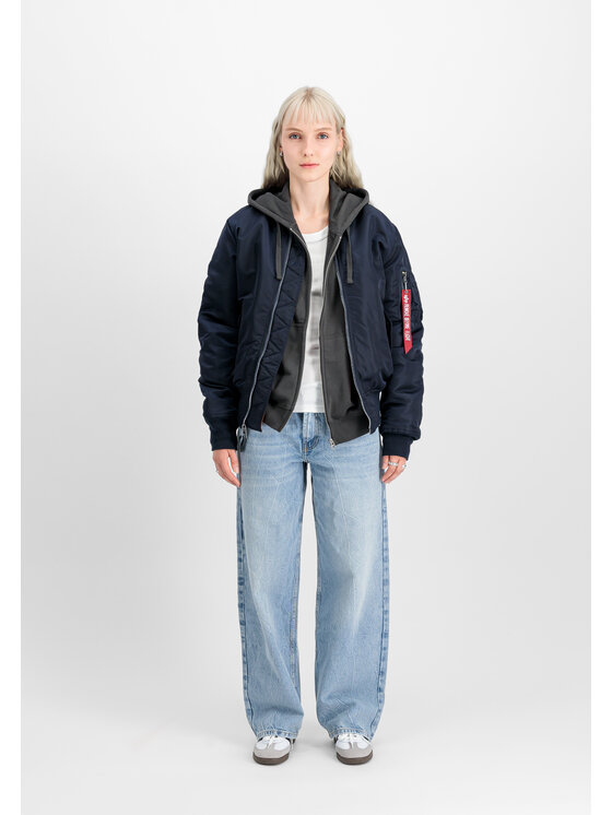 Alpha Industries Alpha Industries Kurtka bomber MA-1 Heritage Bomber Jacket Błękitny Core Fit