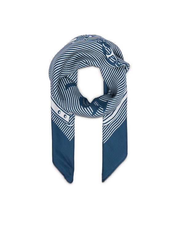 LAUREN RALPH LAUREN LAUREN RALPH LAUREN Μεταξωτό Μαντήλι 454P14484001 Σκούρο μπλε