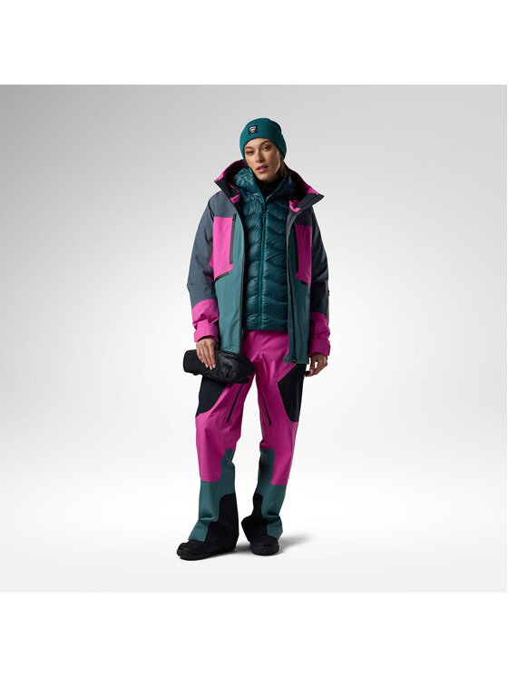 Rossignol Rossignol Kurtka outdoor W Verok Down Hoodie Jacket Zielony Regular Fit