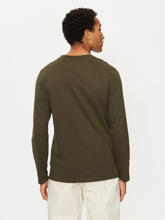 Blend Blend Pikkade varrukatega T-särk 20717825 Roheline Regular Fit