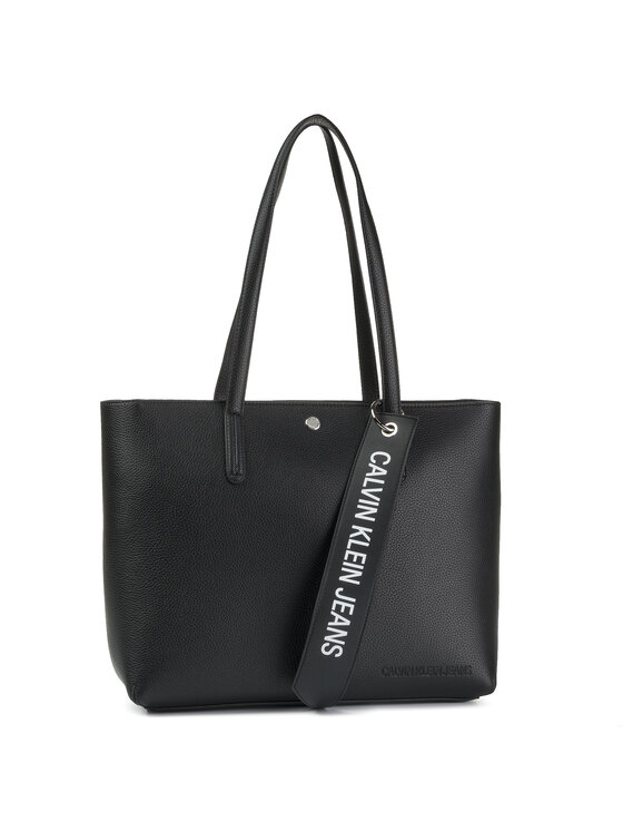 Calvin Klein Jeans Torebka Ckj Banner Ew Shopper K60K606141 Czarny Modivo.pl