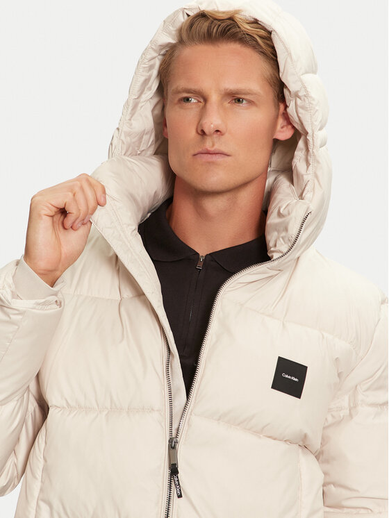 Calvin Klein Calvin Klein Kurtka zimowa K10K113476 Beżowy Regular Fit