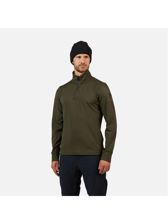 Rossignol Rossignol Bluza techniczna Mid Layer Stretch Hz Zielony ciemny Regular Fit
