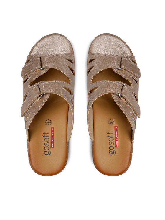 Go Soft Go Soft Pantoletten WI16-SHEENA-04 Beige