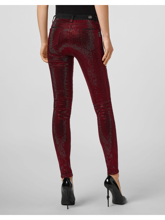 PHILIPP PLEIN PHILIPP PLEIN Jeans 23889 Bordeaux Slim Fit