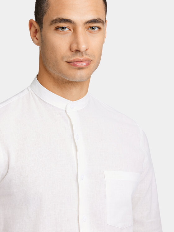 Lindbergh Lindbergh Koszula 30-203344A Biały Slim Fit
