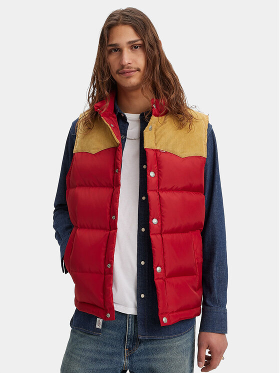 Levi's® Levi's® Sportski prsluk Western Super Puffer A5634-0003 Crvena Regular Fit