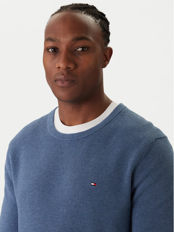 Tommy Hilfiger Tommy Hilfiger Megztinis Essential MW0MW36347 Mėlyna Regular Fit