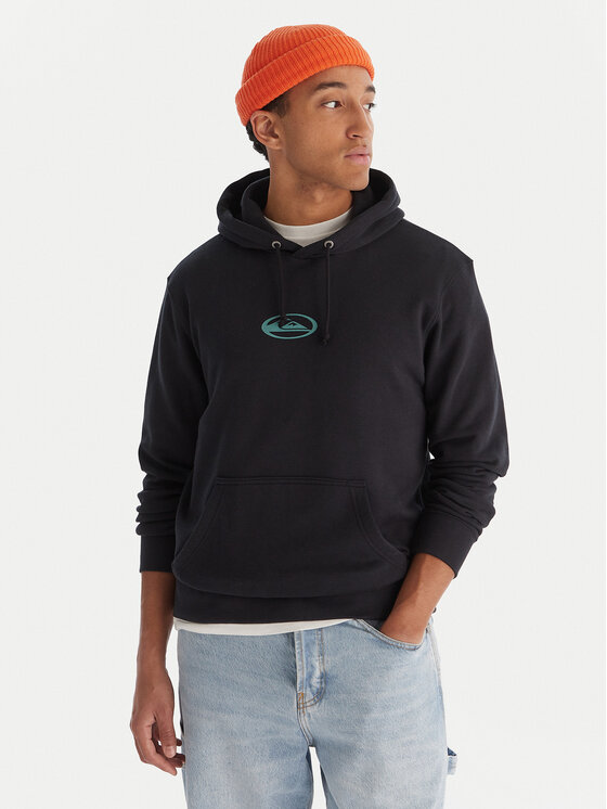 Quiksilver Quiksilver Суитшърт EQYFT05126 Черен Comfort Fit