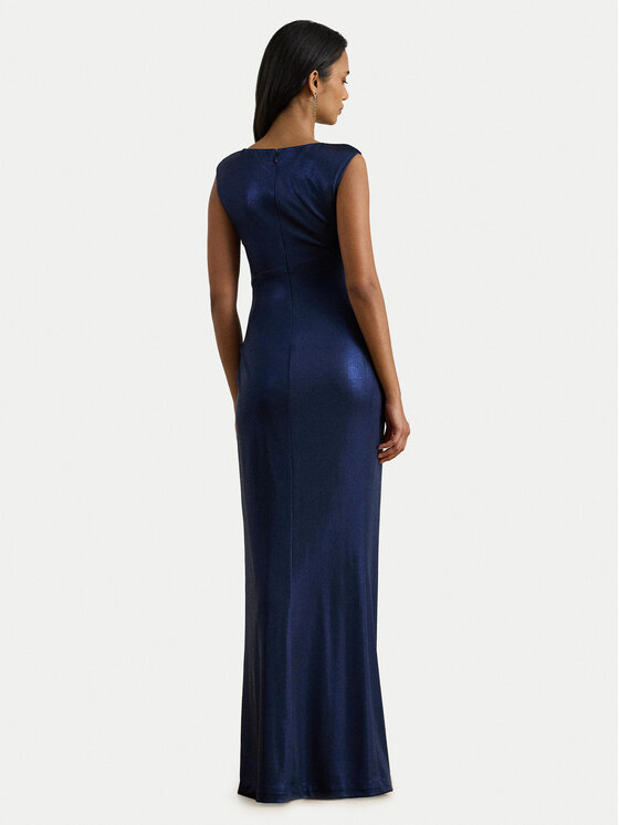 LAUREN RALPH LAUREN LAUREN RALPH LAUREN Večerní šaty 253P04060002 Tmavomodrá Slim Fit