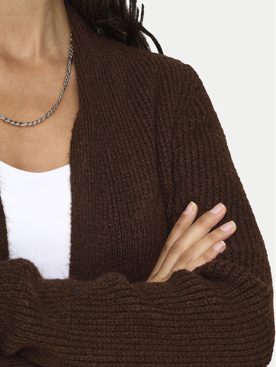 ONLY ONLY Cardigan Jade 15179815 Marrone Regular Fit