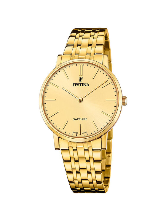 Festina Festina Zegarek F20046-3 Złoty