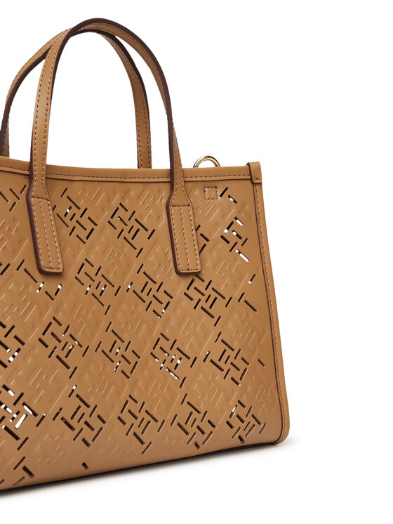 Tommy Hilfiger Tommy Hilfiger Handtasche Th City Mini AW0AW17500 Braun