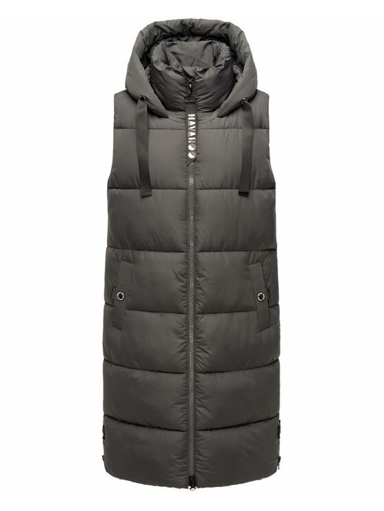 Navahoo Navahoo Bezrękawnik Schnuffelchen Czarny Casual Fit