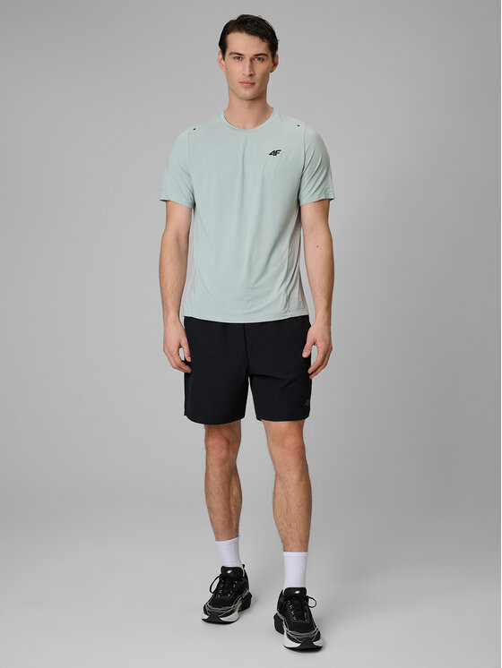 4F 4F Szorty sportowe ATHLETIC Czarny Regular Fit
