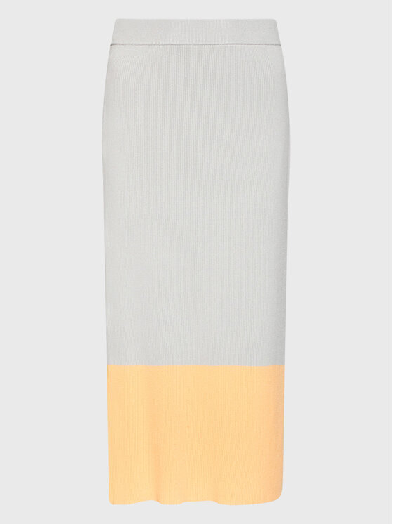 BOSS Boss Midi svārki Festra 50471969 Pelēks Regular Fit