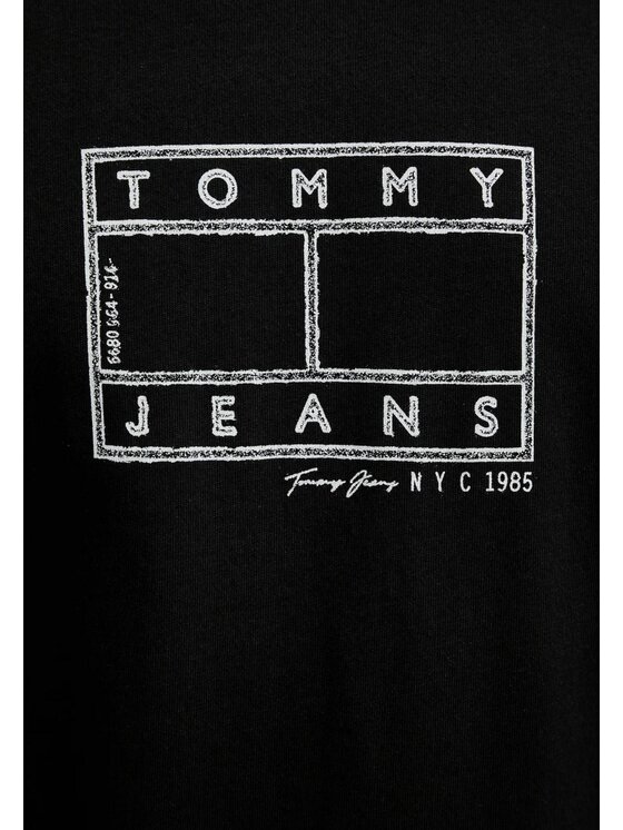 Tommy Jeans Tommy Jeans T-shirt DM0DM22317 Nero Casual Fit